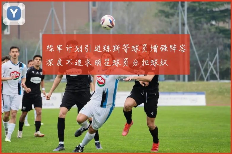绿军计划引进琼斯等球员增强阵容深度不追求明星球员分担球权